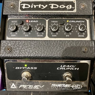 extremely rare peavey dirty dog dual distortion 1997 black transtube technology image 4