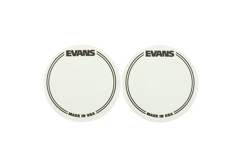 Evans EQ Bass Drumhead Patch For Single Pedal (2 Pcs), Clear EQPC1 image 1