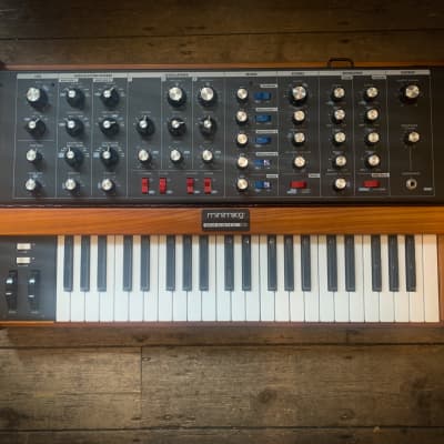 2000's Moog Minimoog Voyager OS. Ex Maxi Jazz of Faithless