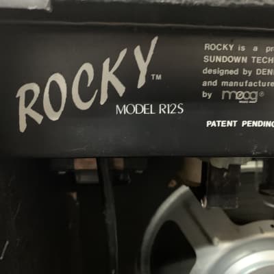 Rocky R12S Tube Amp 80’s Sundown Moog image 7