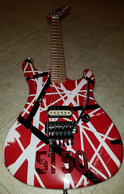 Kramer 84 Baretta Reissue 5150 Striped Relic Custom Paint 2016 Panama Era EVH