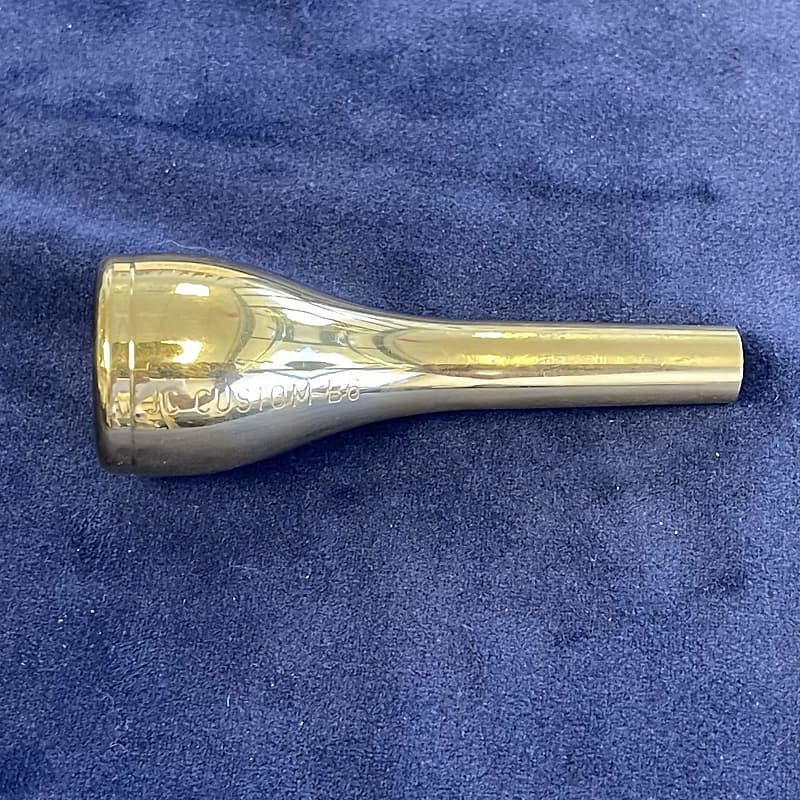 JC Customs Trumpet Mouthpiece New Glass B6 (3C) Gold image 1