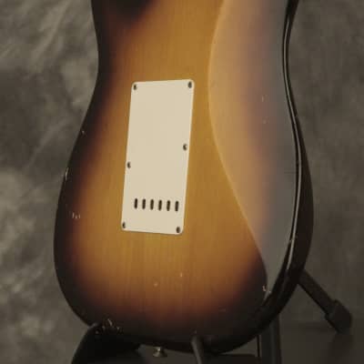 original 1957 Fender Stratocaster Sunburst w/orig. tweed case image 16