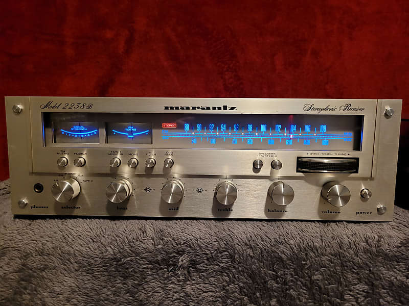 Marantz 2238B Fully Serviced, Recapped / Restored + LED's | Reverb