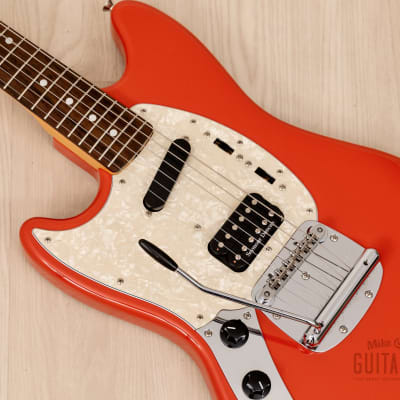 2012 Fender Kurt Cobain Mustang Left-Handed Fiesta Red w/ Seymour Duncan SH-4, Japan MIJ image 7