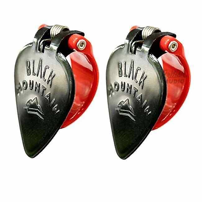 Black Mountain Spring Loaded Thumb Pick, Heavy Gauge Pack of Reverb