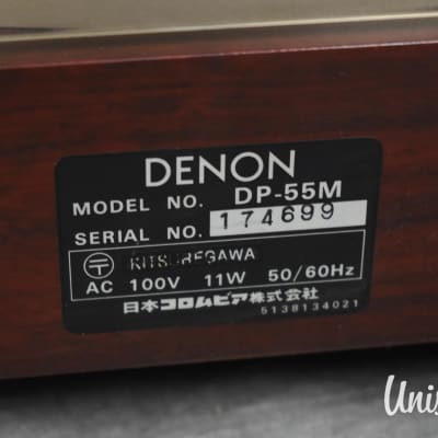 Denon DP-55M quartz  direct  drive record player in very good condition image 17