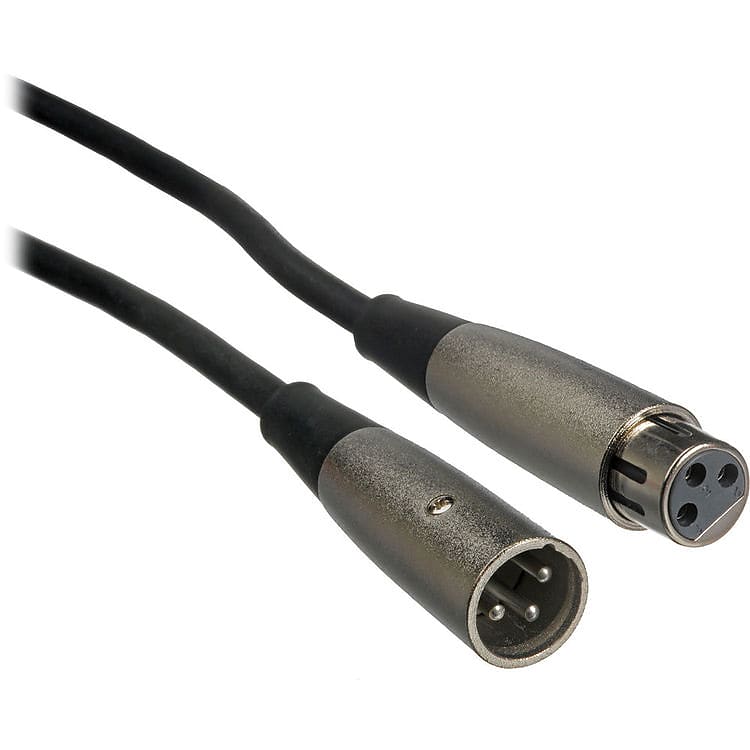 Hosa - MCL-125 - 3-Pin XLR Male to 3-Pin XLR Female Microphone Cable - 25 ft. image 1