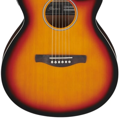 Ibanez AEG7 Acoustic Electric Guitar Right Handed 6 String-VSH : Transparent Vintage Sunburst High Gloss image 1