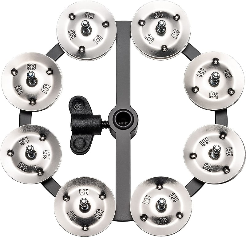 Meinl Cymbals HTHH1BK Mountable Hihat Tambourine with Steel Jingles image 1