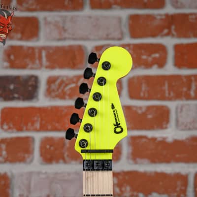 Charvel USA Custom Shop San Dimas Namm Edition #603 Master Built by “Red” Dave Nichols Neon Pearl Yellow 2025 w/OHSC image 9