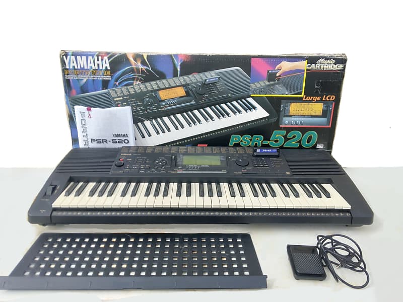 Yamaha PSR-520 Synthesizer Arranger Keyboard | Box +
