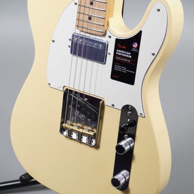 Fender American Performer Telecaster Hum Electric Guitar - Vintage White image 5