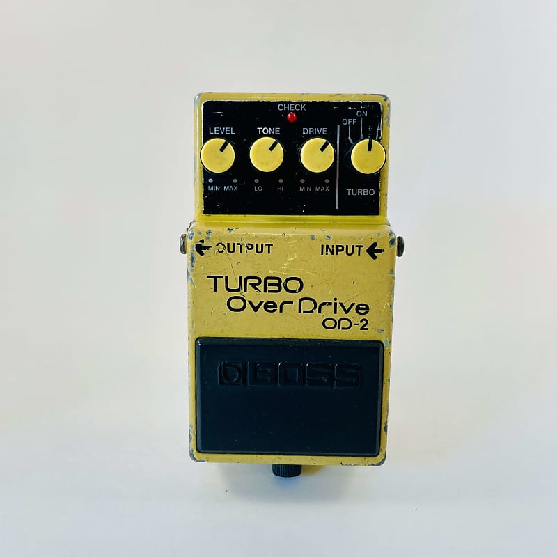 BOSS TURBO OverDrive OD-2 1987年製 BOSS OD-2 TURBO OverDrive 1987年 日本製 動作品 Boss OD-2