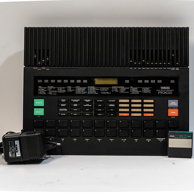 Yamaha RX5 Digital Rhythm Programmer Drum Machine with Power Supply & Data Card image 1
