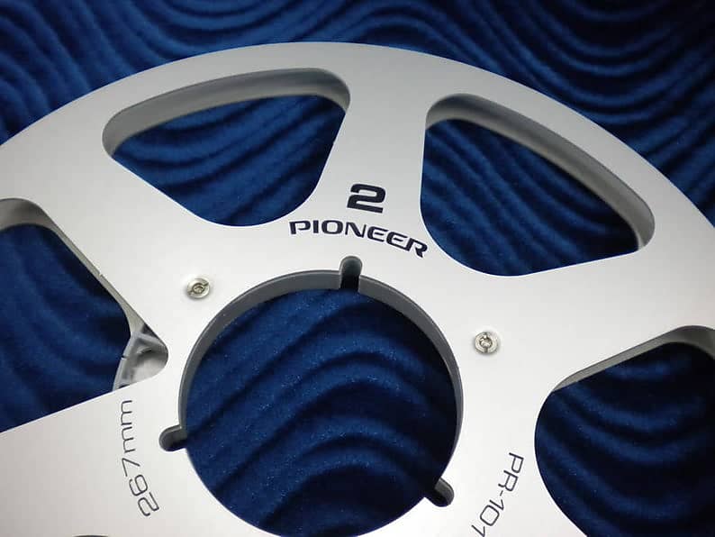 Pioneer PR-101 10.5 Anodized Aluminum metal take up reel for Reel-to-Reel  Tape Recorder for 1/4
