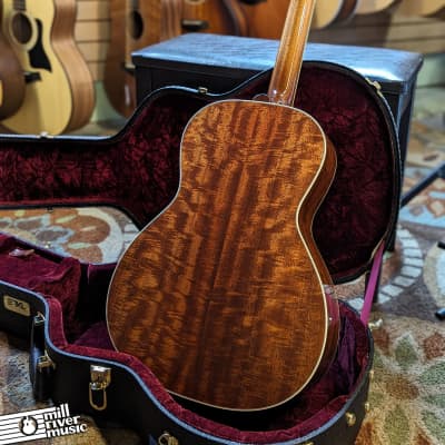 Fairbanks F-20 Gold Sparkle OO Acoustic Guitar Sitka / Figured Mahogany w/HSC image 7