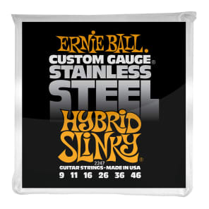 Ernie Ball 2247 Hybrid Slinky Stainless Steel Electric Guitar Strings (9-46)