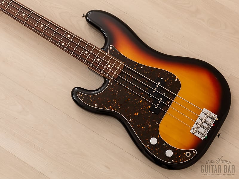 2014 Fender Precision Bass ‘62 Vintage Reissue PB62/LH Left-Handed  Sunburst, Japan MIJ