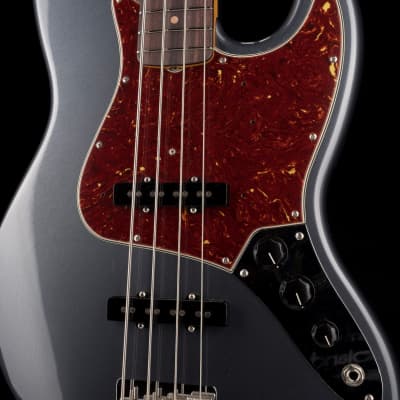 Fender Custom Shop 1964 Jazz Bass Closet Classic Charcoal Frost Metallic With Case image 6