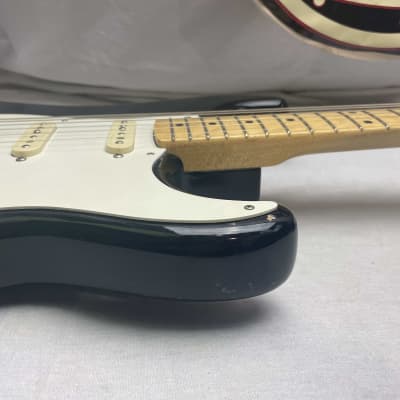 Fender American Vintage '56 Stratocaster Guitar 2016 - Black / Maple neck image 8