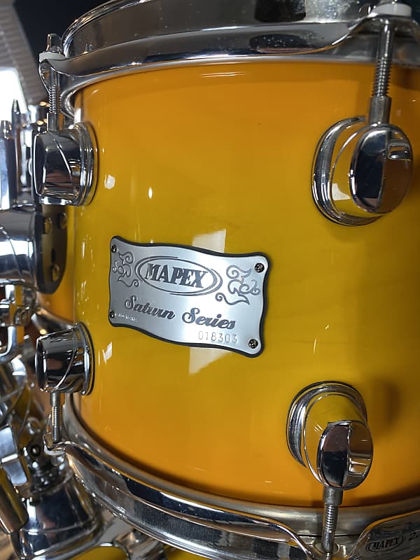 Mapex Saturn 7 piece drum set in Mango Burst Lacquer | Reverb