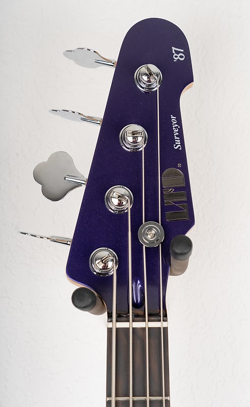 ESP LTD Surveyor '87 Bass Guitar - Dark Metallic Purple | Reverb