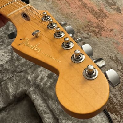 2020 Fender American Ultra Stratocaster with Maple Fretboard Cobra Blue image 6