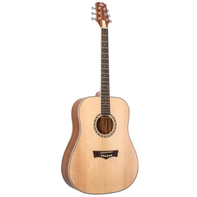 Peavey DW-2 Delta Woods Solid Spruce Top Dreadnought Acoustic Guitar  #03620290 image 12