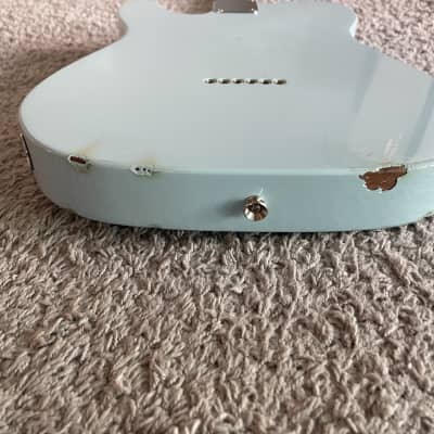 Fender Vintera ‘50s Telecaster 2019 MIM Sonic Blue Maple Fretboard Guitar image 6
