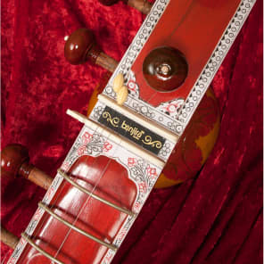 Dark Red Standard Sitar w/ Gig Bag image 4