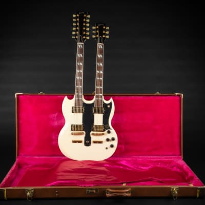 1992 Gibson EDS-1275 Alpine White GH | USA Doubleneck Vintage SG Gold Hardware Eagles | OHSC image 1