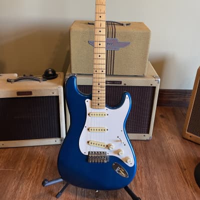 Fender Mexican Fat Strat 2008 Lake Placid Blue | Reverb Fender Mexican Fat Strat 2008 Lake Placid Blue | Reverb