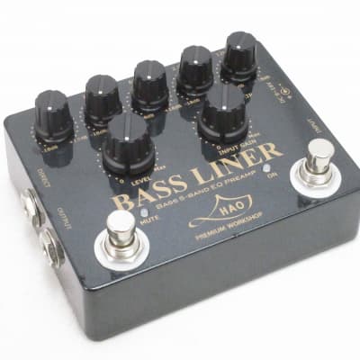 HAO Bass Liner Black Diamond 5-band EQ preamp for bass [03/15