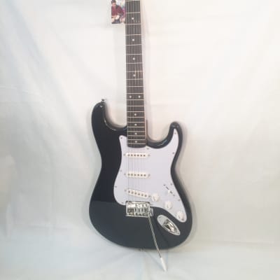 Stadium Strat Style Electric Guitar NY9303 NEW Black Quality Hardware-w/Shop Setup for sale