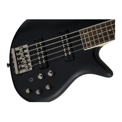 Jackson JS Series Spectra Bass JS3V 5-String, Laurel Fingerboard, Maple Neck, and Active Three-Band EQ Electric Guitar (Right-Handed, Satin Black) image 7