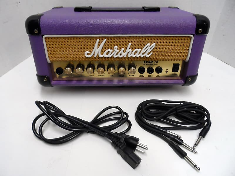 Marshall LEAD 15 G15MS Amp MINI Stack Head Cabs Purple