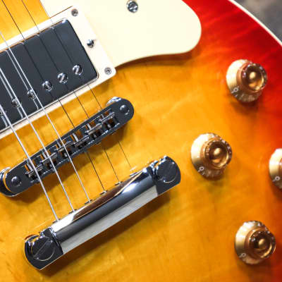 Heritage Standard H-150 Curly Maple Vintage Cherry Sunburst Electric Guitar w/Case image 8