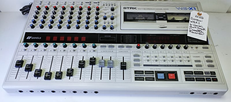 Sansui WSX1 6-MULTITRACK DOUBLE-CASSETTE Recorder with Clear