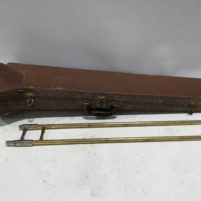 Antique 50 Deluxe Getzen Trombone, Good Condition image 15