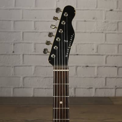 Nash Guitars Mahogany T-2 HB Electric Guitar Black Medium Relic w/Case #MTN49 image 5