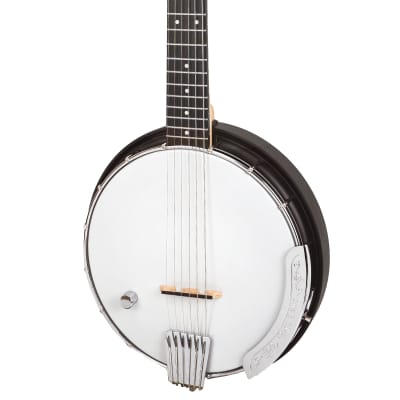 GOLD TONE AC-6+ ELECTRIC LEFTY Composite Resonator BANJITAR banjo GUITAR w/ BAG image 2
