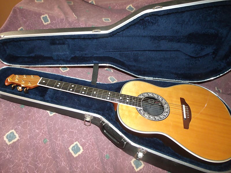MINT 1989 Ovation L717 left-handed 1717 acoustic-electric guitar image 1