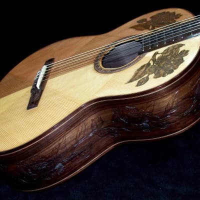 Blueberry Guitar Classical Nylon String 2023 - Hand Carved & Handmade for sale