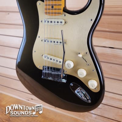 Fender American Ultra Stratocaster with Fender Molded Hardshell Case - Texas Tea image 3