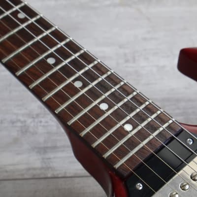 1994 Epiphone Korea (by Gibson) G-400 LH Left Handed SG (Cherry Red) image 7