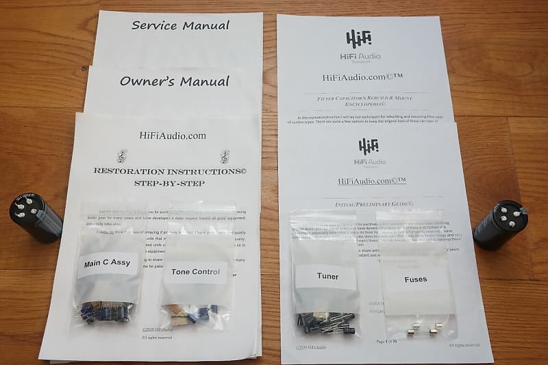 Yamaha CR-820 restoration kit filter capacitor repair rebuild fix  			