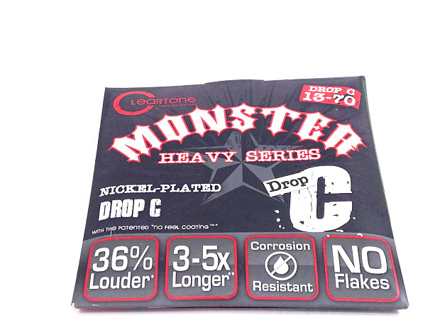Cleartone 9470 Monster Heavy Series Electric Guitar Strings - Drop Tune (13-70) imagen 1