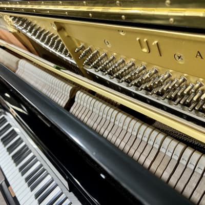 Yamaha U1 Acoustic Piano Polished Ebony image 8