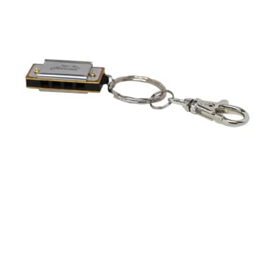 Mini harmonica - Harmo 4 hole harmonica key chain image 1